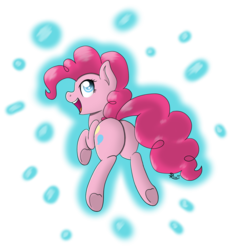 Size: 1652x1776 | Tagged: safe, artist:spirit-dude, pinkie pie, earth pony, pony, g4, butt, female, looking at you, looking back, open mouth, plot, solo