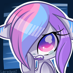 Size: 1500x1500 | Tagged: safe, artist:starlightlore, oc, oc only, oc:nimune, original species, shark pony, crying, female, filly, solo