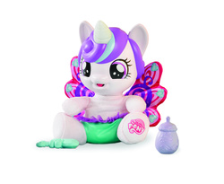 Size: 3392x2783 | Tagged: safe, princess flurry heart, pony, g4, official, season 6, baby, baby pony, electronic toy, female, high res, irl, photo, simple background, so soft, toy, white background