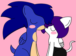 Size: 1024x759 | Tagged: safe, artist:oggyxolivialover, zeti, gay, male, ponified, shipping, sonic the hedgehog, sonic the hedgehog (series), zor