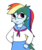 Size: 1997x2376 | Tagged: safe, artist:ultra-shounen-kai-z, rainbow dash, equestria girls, g4, female, sailor uniform, solo