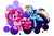 Size: 3032x2012 | Tagged: safe, artist:kikuthefoxofficial, pinkie pie, rainbow dash, g4, high res