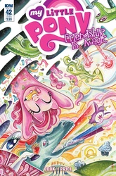 Size: 1054x1600 | Tagged: safe, artist:sararichard, idw, angel bunny, fluttershy, gummy, pinkie pie, g4, spoiler:comic, cover, monty python, monty python and the holy grail