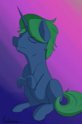 Size: 1350x2038 | Tagged: safe, artist:swiftsketchpone, oc, oc only, oc:chemical spill, pouting, solo