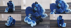 Size: 2524x1000 | Tagged: safe, artist:essorille, princess luna, g4, irl, photo, plushie, solo