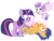 Size: 963x725 | Tagged: safe, artist:dm29, flash sentry, princess flurry heart, twilight sparkle, g4, my little pony: friendship is magic, season 6, arrow, baby, bow (weapon), bow and arrow, cupid, cute, dead, diaper, flurrybetes, flying, frown, heart, heart arrow, heart eyes, lying down, on back, open mouth, simple background, spread wings, tongue out, transparent background, trio, valentine's day, wingding eyes