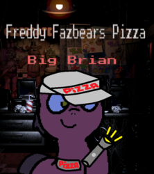 Size: 600x676 | Tagged: safe, oc, oc only, oc:big brian, five nights at freddy's, freddy fazbear, smiley face