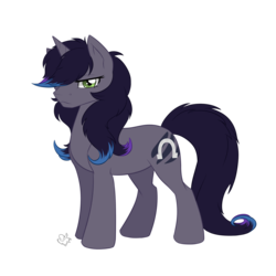 Size: 1600x1600 | Tagged: safe, artist:nothingspecialx9, oc, oc only, oc:shallow luck, pony, unicorn, solo