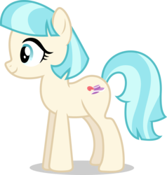 Size: 8000x8419 | Tagged: safe, artist:luckreza8, coco pommel, earth pony, pony, g4, .svg available, absurd resolution, female, mare, missing accessory, simple background, solo, transparent background, vector