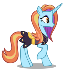 Size: 1094x1200 | Tagged: safe, artist:hendro107, sassy saddles, g4, rarity investigates, .psd available, female, simple background, solo, transparent background, vector