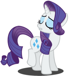 Size: 980x1082 | Tagged: safe, artist:talon274, rarity, pony, unicorn, g4, female, horn, mare, simple background, solo, transparent background, vector