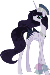 Size: 600x893 | Tagged: safe, artist:storyofmybases, artist:t-aroutachiikun, oc, oc only, oc:king thanatos, alicorn, pony, alicorn oc, simple background, transparent background, watermark