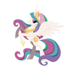 Size: 800x747 | Tagged: safe, artist:illegalhamsterthe, princess celestia, pony, g4, female, mare, rearing, simple background, solo, spread wings, transparent background