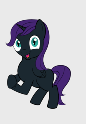 Size: 707x1024 | Tagged: safe, artist:zlight, oc, oc only, oc:nyx, alicorn, pony, alicorn oc, solo, starlight says bravo