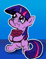 Size: 962x1239 | Tagged: safe, artist:darkone10, twilight sparkle, pony, unicorn, g4, book, crying, crylight sparkle, female, filly, filly twilight sparkle, lonely, nerd, sitting, solo, younger