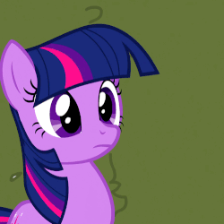 Size: 500x501 | Tagged: safe, screencap, twilight sparkle, pony, unicorn, g4, the return of harmony, animated, blinking, canterlot hedge maze, cropped, cute, earth pony twilight, female, floppy ears, hedge maze, mare, maze, missing horn, one ear down, open mouth, smiling, solo, twiabetes