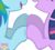 Size: 6000x5448 | Tagged: safe, artist:yourfavoritesenpai, rainbow dash, twilight sparkle, g4, absurd resolution, female, holding hooves, hooves, lesbian, more than words, ship:twidash, shipping, simple background, transparent background, vector