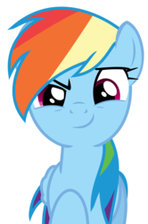 Size: 2066x3106 | Tagged: safe, artist:sketchmcreations, rainbow dash, g4, the crystal empire, female, high res, raised hoof, simple background, smiling, solo, transparent background, vector