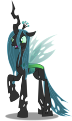 Size: 3000x5028 | Tagged: safe, artist:dashiesparkle, queen chrysalis, changeling, changeling queen, g4, .svg available, female, simple background, solo, transparent background, vector