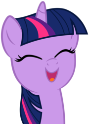 Size: 4178x5740 | Tagged: safe, artist:slb94, twilight sparkle, g4, the cutie re-mark, absurd resolution, cute, eyes closed, female, happy, mare, simple background, solo, transparent background, twiabetes, vector