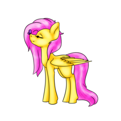 Size: 1024x1024 | Tagged: safe, artist:immagoddampony, artist:itsizzybel, fluttershy, g4, female, simple background, solo, transparent background