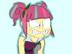 Size: 1024x768 | Tagged: safe, artist:mildockart, sour sweet, equestria girls, g4, my little pony equestria girls: friendship games, angry, female, solo, sour rage, speed draw