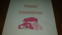 Size: 2048x1152 | Tagged: safe, pinkie pie, g4, female, solo, valentine's day