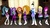 Size: 1201x665 | Tagged: safe, artist:eli-j-brony, adagio dazzle, aria blaze, fuchsia blush, lavender lace, sonata dusk, sunset shimmer, trixie, equestria girls, g4, my little pony equestria girls: rainbow rocks, clothes, equestria girls in real life, female, photo, socks, the dazzlings, trixie and the illusions