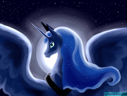 Size: 1024x768 | Tagged: safe, artist:astralanomaly, princess luna, g4, female, solo