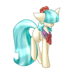 Size: 2000x2000 | Tagged: safe, artist:immagoddampony, artist:sketchinacottonbelle, coco pommel, g4, bangs, blank flank, female, hair over eyes, hidden eyes, high res, missing cutie mark, no eyes, simple background, solo, transparent background, vector