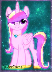 Size: 487x672 | Tagged: safe, artist:spidercaves, princess cadance, g4, 1000 hours in ms paint, base used, female, solo, younger