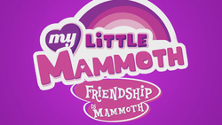 Size: 1366x768 | Tagged: safe, edit, mammoth, game theory, logo, logo edit, mammoths in the comments, my little pony logo, my little x, no pony, youtube link