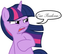 Size: 1159x1022 | Tagged: safe, twilight sparkle, g4, ew gay, eww, female, meme, mouthpiece, opinion, reaction, solo, text