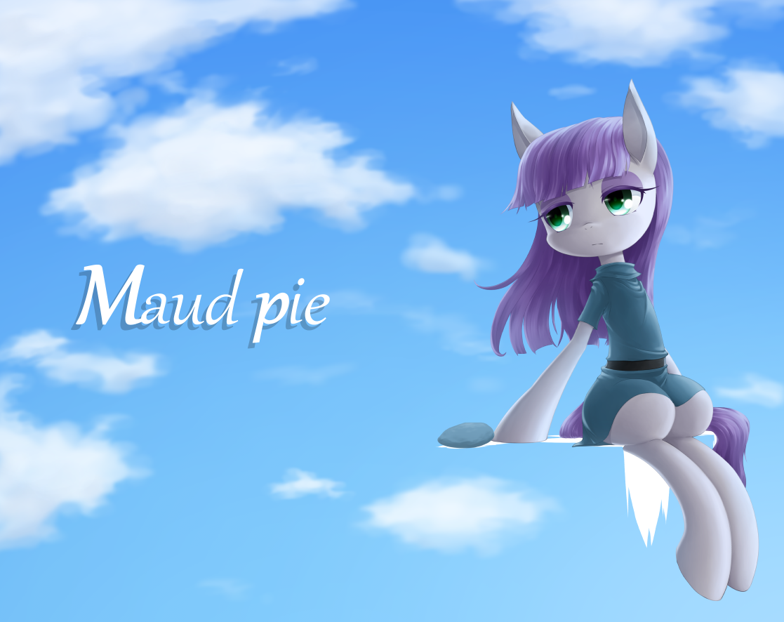 Safe Artist Hashioaryut Boulder G Maud Pie Earth Pony Pony Cloud Female