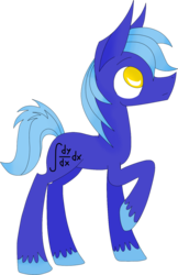 Size: 963x1484 | Tagged: safe, artist:alciapl, oc, oc only, oc:dayandey, earth pony, pony, math, simple background, solo, transparent background, vector