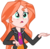 Size: 4344x4242 | Tagged: safe, artist:mkogwheel, sunset shimmer, equestria girls, g4, absurd resolution, alternate hair color, female, freckles, ginger, human coloration, natural hair color, peppered bacon, realism edits, redhead, simple background, solo, sunset ginger, transparent background, vector
