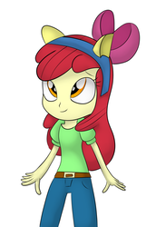 Size: 2200x3200 | Tagged: safe, artist:graytyphoon, apple bloom, equestria girls, g4, female, high res, solo