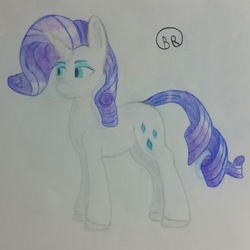 Size: 2236x2236 | Tagged: safe, artist:blastradiuss, rarity, pony, g4, female, high res, solo, standing
