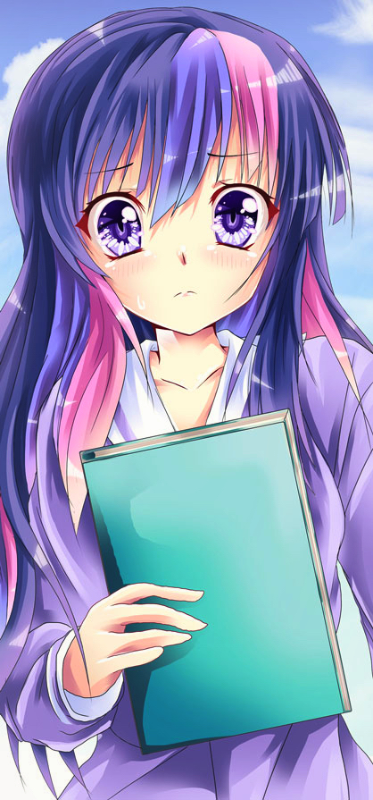 #1078789 - safe, artist:kiriche, twilight sparkle, human, g4, anime