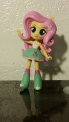 Size: 2988x5312 | Tagged: safe, fluttershy, equestria girls, g4, clothes, cute, doll, equestria girls minis, female, figurine, shyabetes, skirt, solo, tank top, toy