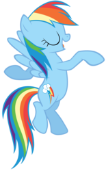 Size: 703x1135 | Tagged: safe, artist:tardifice, rainbow dash, g4, rarity investigates, dancing, egyptian dance, female, simple background, solo, transparent background, vector