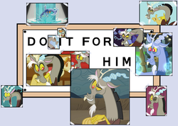 Size: 1024x731 | Tagged: safe, discord, draconequus, g4, do it for her, do it for him, male, meme, the simpsons