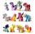 Size: 550x537 | Tagged: safe, apple bloom, applejack, fluttershy, pinkie pie, princess cadance, princess celestia, rainbow dash, rarity, scootaloo, spike, sweetie belle, twilight sparkle, g4, cutie mark crusaders, mane six, nightmare fuel, wat