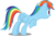 Size: 5000x3266 | Tagged: safe, artist:dashiesparkle, rainbow dash, g4, .svg available, female, simple background, solo, transparent background, vector