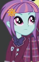 Size: 392x621 | Tagged: safe, screencap, sunny flare, equestria girls, g4, my little pony equestria girls: friendship games, adoraflare, cropped, cute, female, looking up, solo