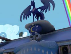 Size: 1024x780 | Tagged: safe, nightmare moon, g4, /mlp/, 4chan, 4chan cup, stadium