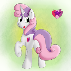 Size: 2000x2000 | Tagged: safe, artist:periodicbrony, sweetie belle, g4, butt, cutie mark, female, high res, plot, solo, the cmc's cutie marks