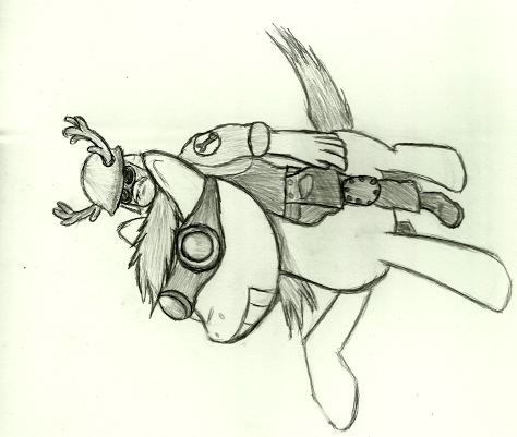 Tf2 Engineer Scetch #1092973 - safe, oc, crossover, engineer, engineer (tf2), riding ...