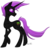 Size: 900x872 | Tagged: safe, artist:missitofu, enderman, enderpony, pony, unicorn, colored sclera, crossover, endermane, minecraft, ponified, purple eyes, simple background, solo, transparent background