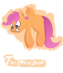 Size: 400x462 | Tagged: safe, artist:theotherdash, scootaloo, g4, female, grin, solo